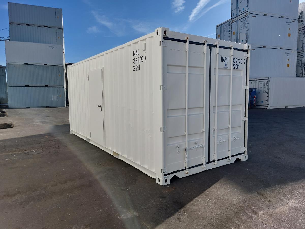 Lagercontainer mit Seitentür 20 Fuss