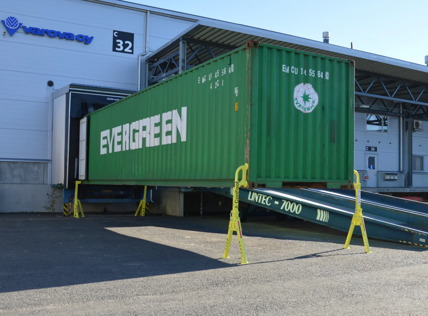 Containerstützen Komplettsatz
