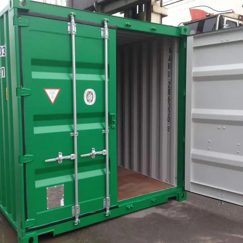 Lagercontainer für die Baustelle. Ideal für die Unterbringung von Werkzeugen und Geräten.