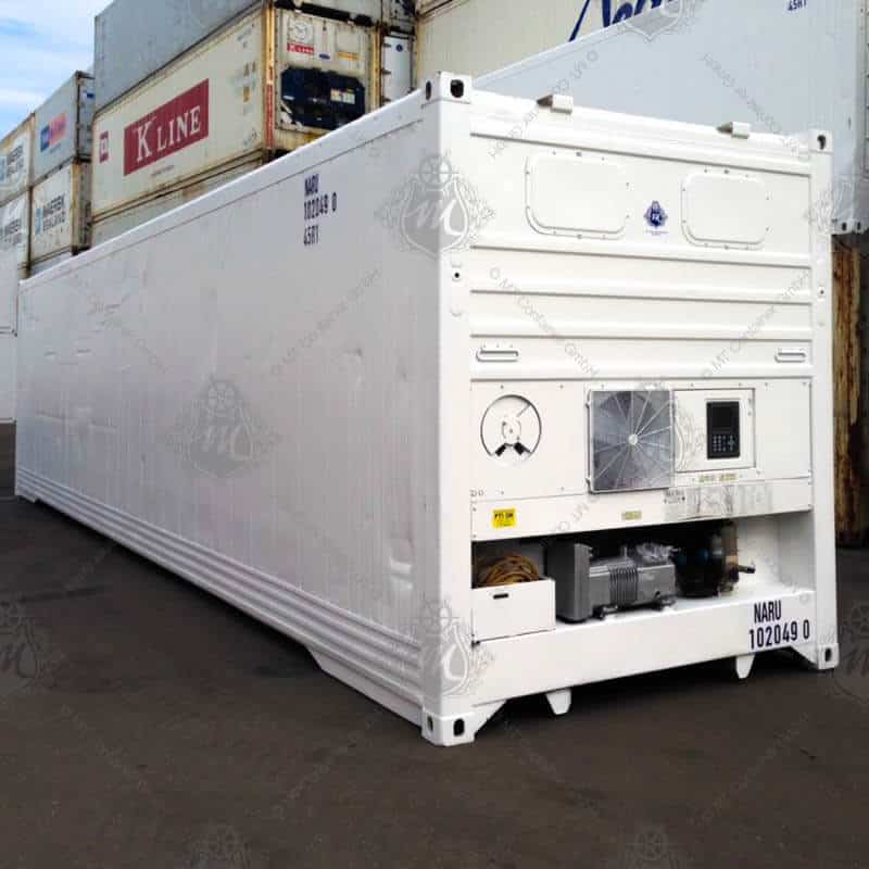 Weißer Kühlcontainer NARU 102049-0.