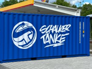 Container zur Lagerung von Materialien.