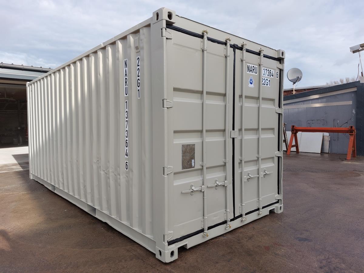 Seecontainer-Aussenansicht